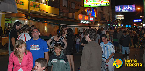 Peatonal comercial de Santa Teresita