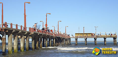 Santa Teresita, Muelle de pesca
